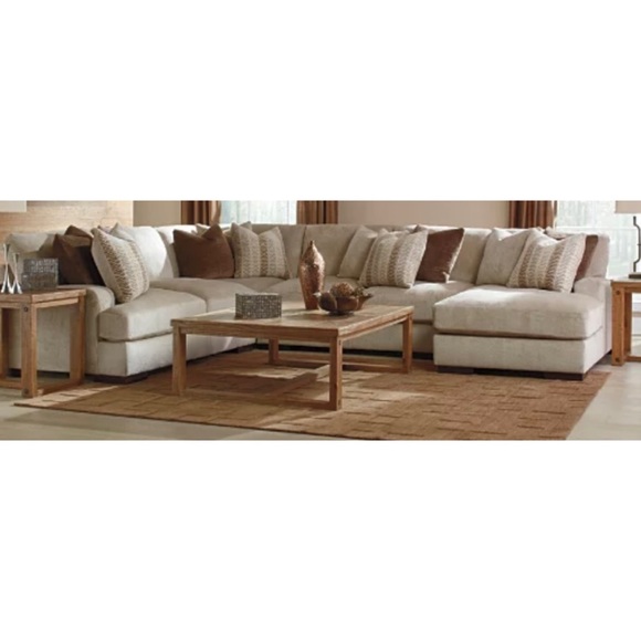 FOUR Ashley Furniture | NEW Dark Brown decorative feather insert thrown pillows - Picture 4 of 9